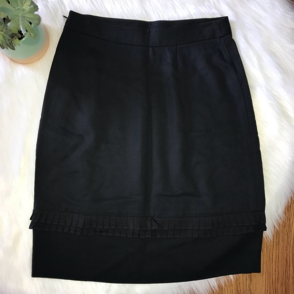 DIANE VON FURSTENBERG | Black Pencil Skirt Size 2 - Picture 5 of 7